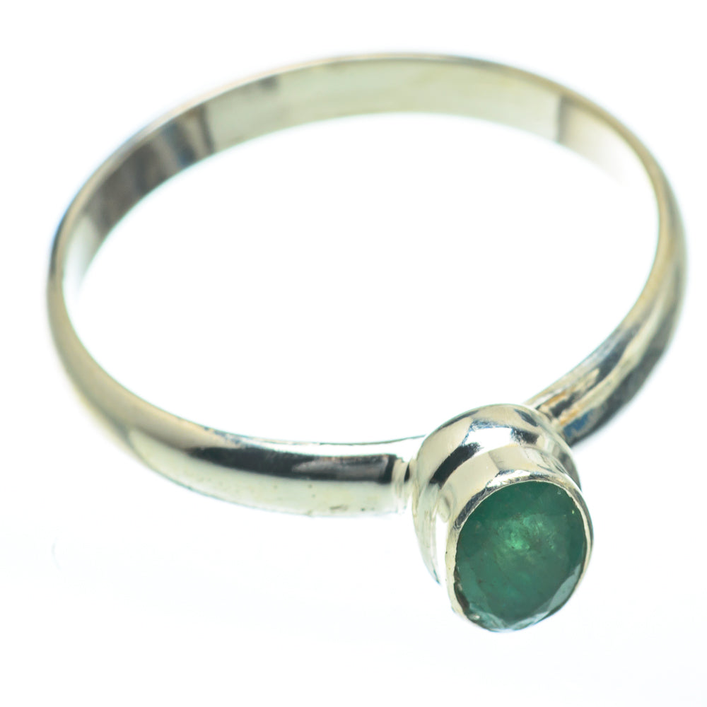 Zambian Emerald Rings handcrafted by Anasilvercos - RING62218