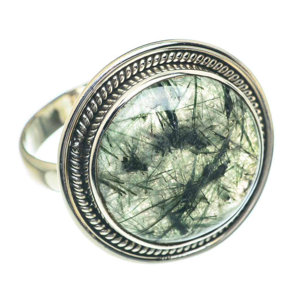 Tourmalinated Quartz Rings handcrafted by Anasilvercos - RING62255