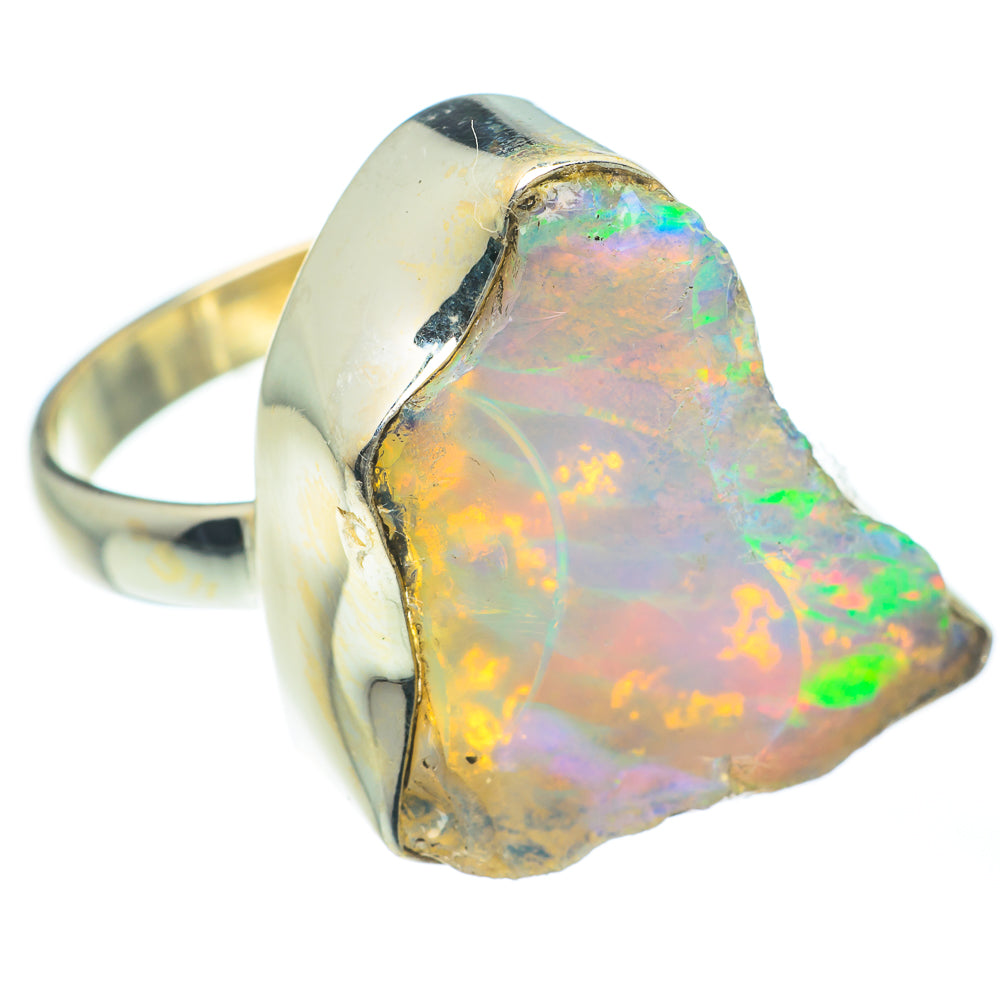Ethiopian Opal Rings handcrafted by Anasilvercos - RING62259