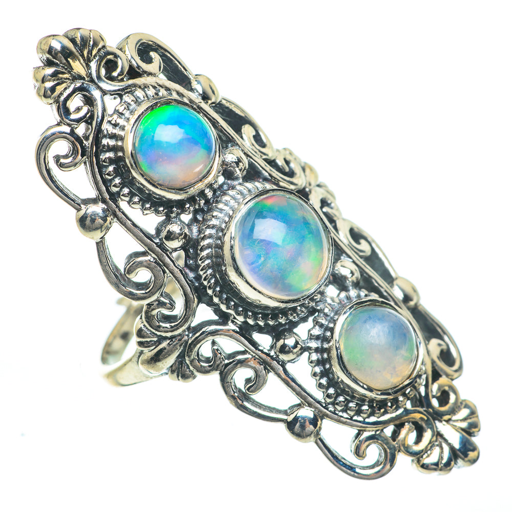 Ethiopian Opal Rings handcrafted by Anasilvercos - RING62262