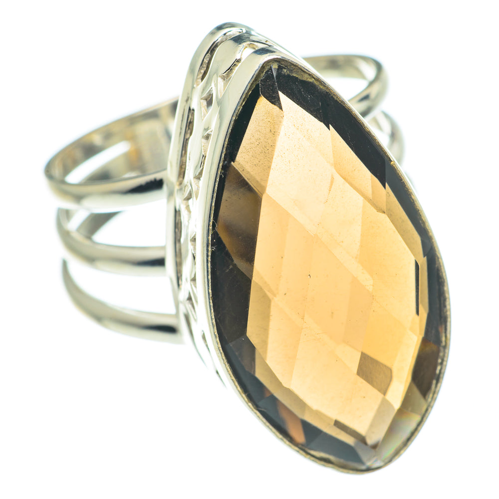 Smoky Quartz Rings handcrafted by Anasilvercos - RING62272
