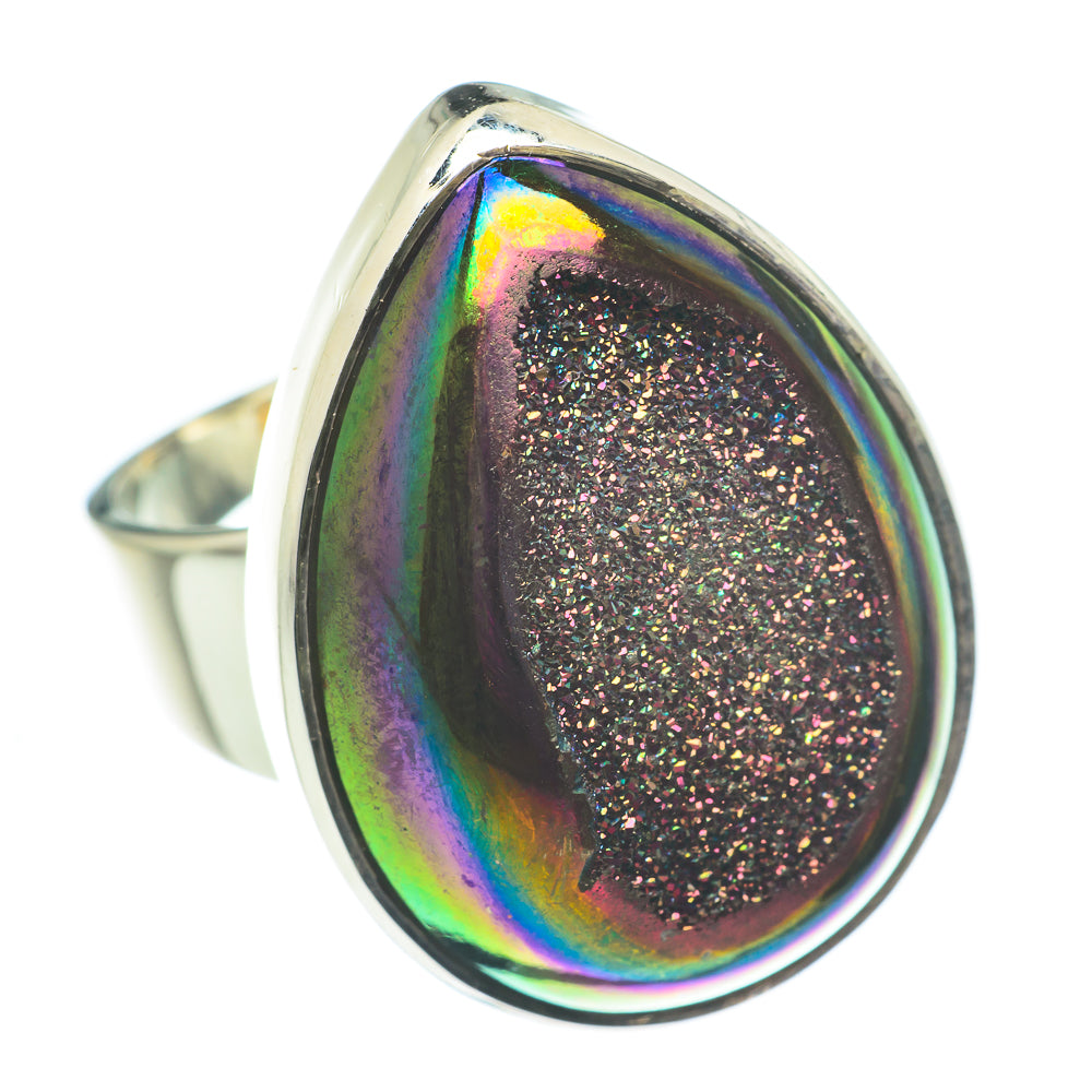 Titanium Druzy Rings handcrafted by Anasilvercos - RING62279