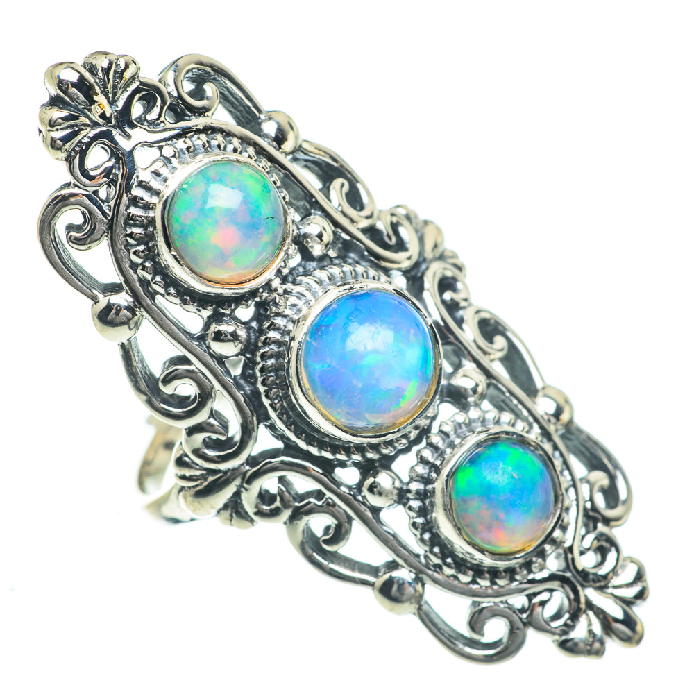 Ethiopian Opal Rings handcrafted by Anasilvercos - RING62280