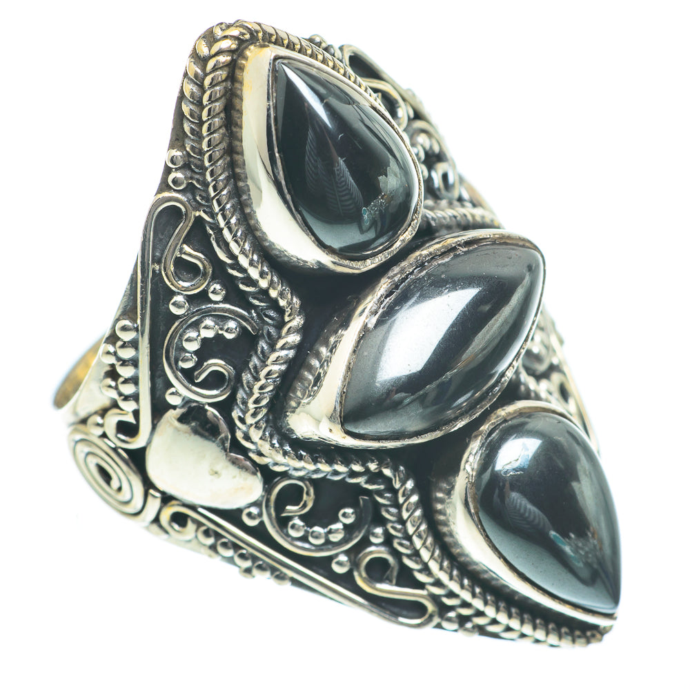 Hematite Rings handcrafted by Anasilvercos - RING62284