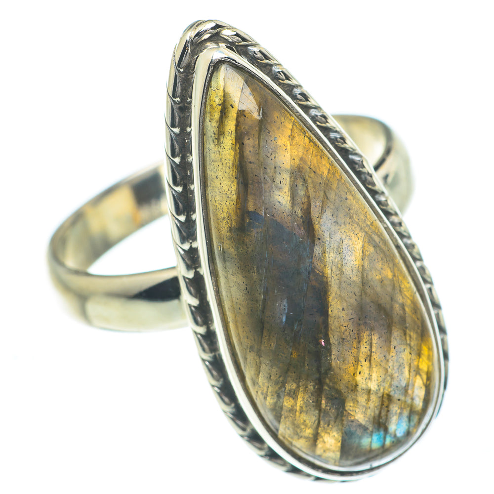 Labradorite Rings handcrafted by Anasilvercos - RING62289