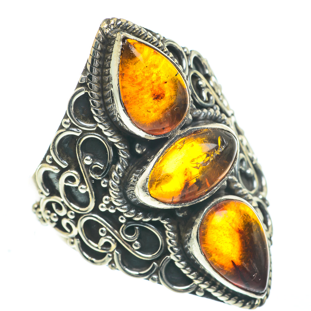Baltic Amber Rings handcrafted by Anasilvercos - RING62296