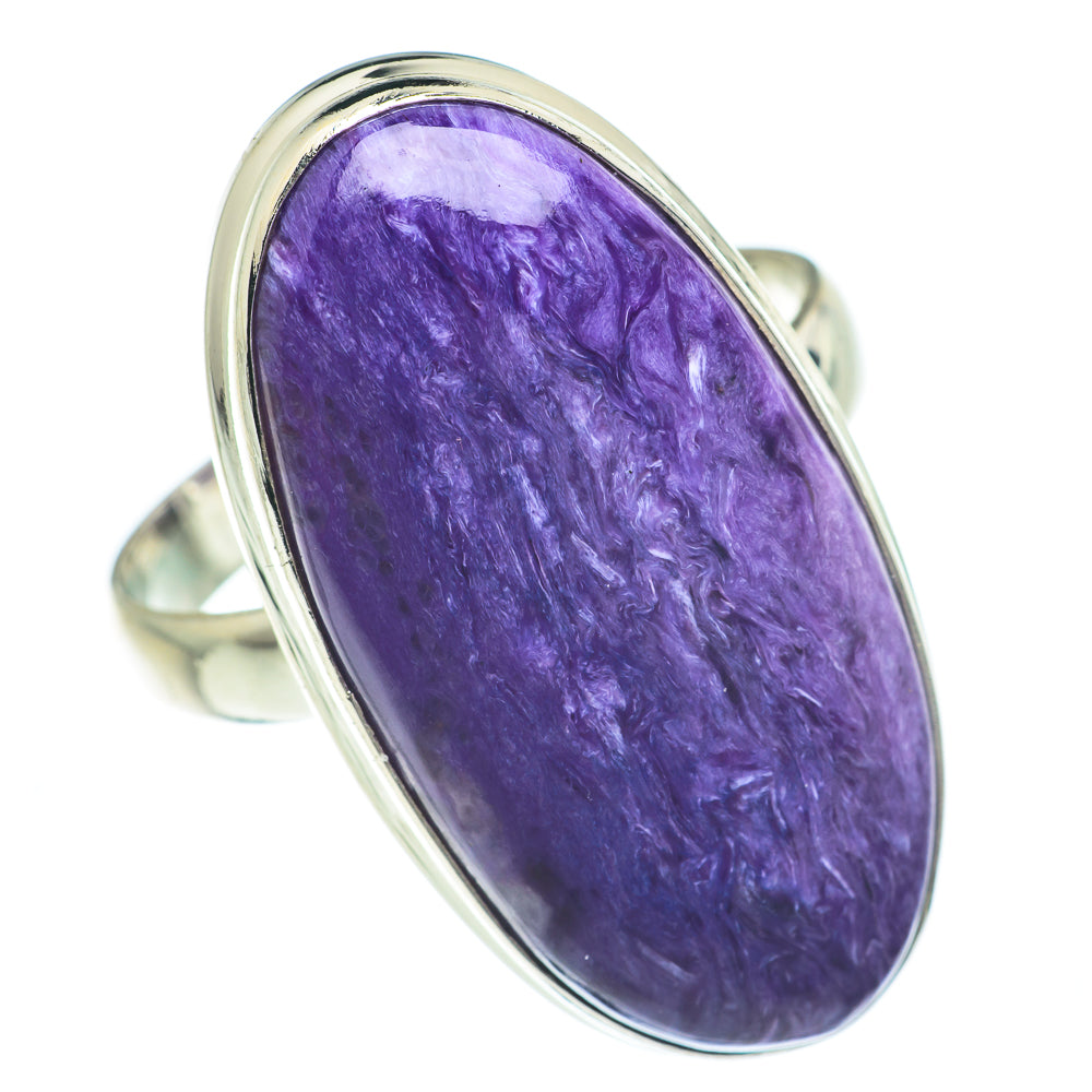 Charoite Rings handcrafted by Anasilvercos - RING62302