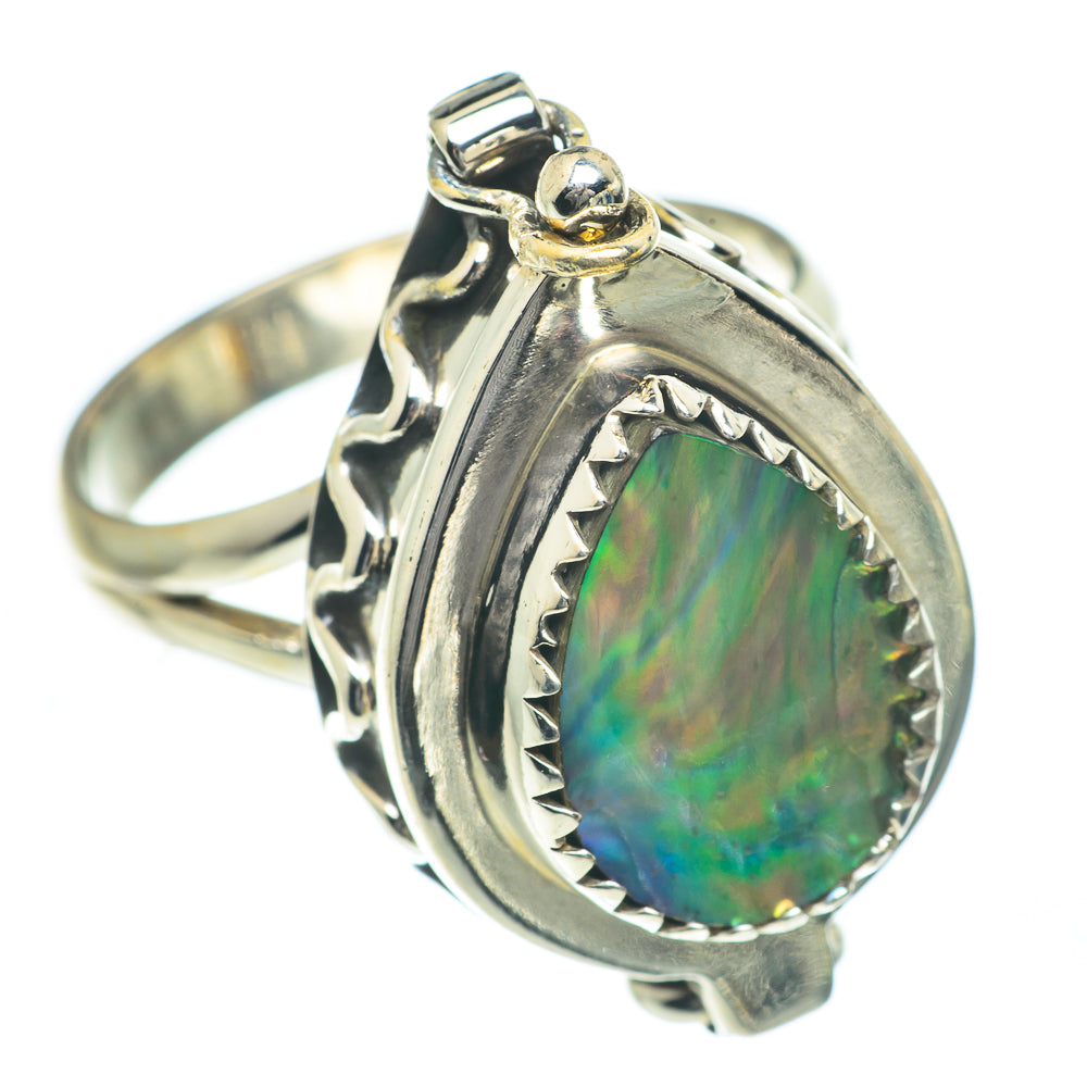 Abalone Shell Rings handcrafted by Anasilvercos - RING62305