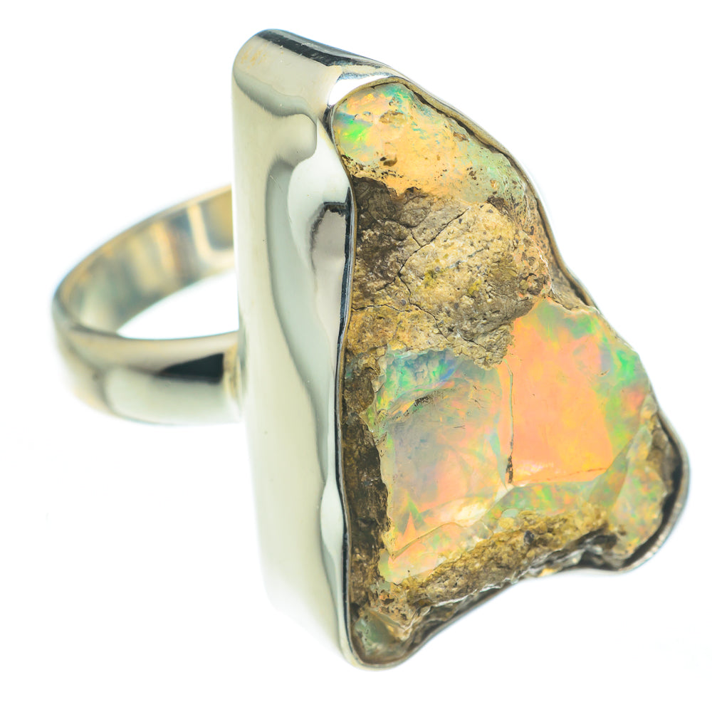 Ethiopian Opal Rings handcrafted by Anasilvercos - RING62307