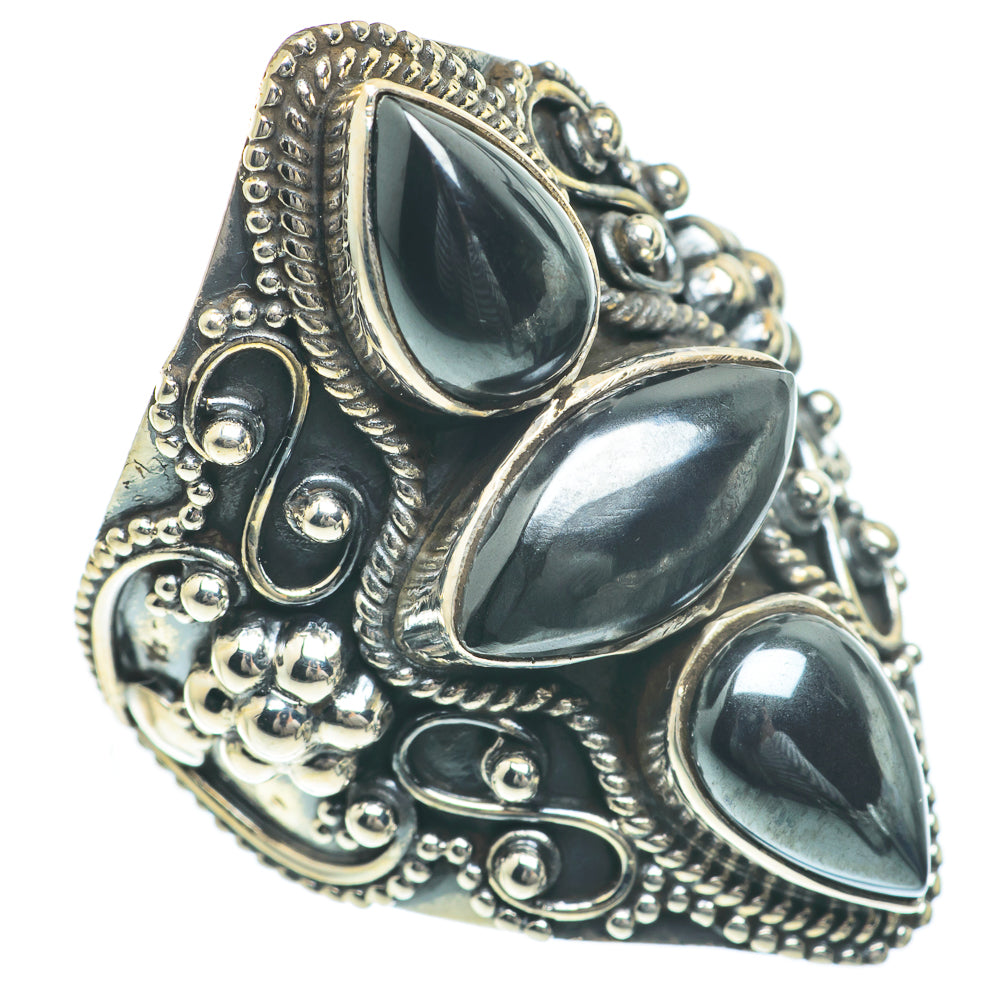 Hematite Rings handcrafted by Anasilvercos - RING62310