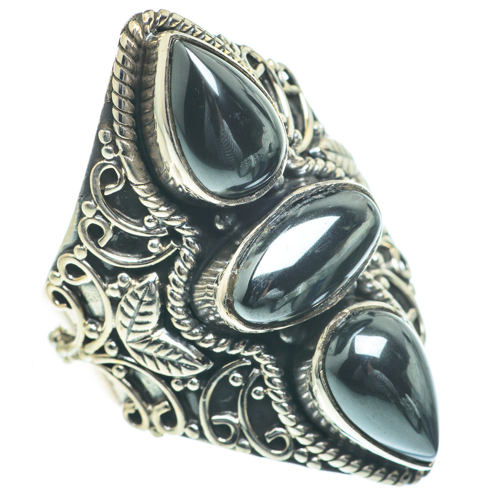 Hematite Rings handcrafted by Anasilvercos - RING62312