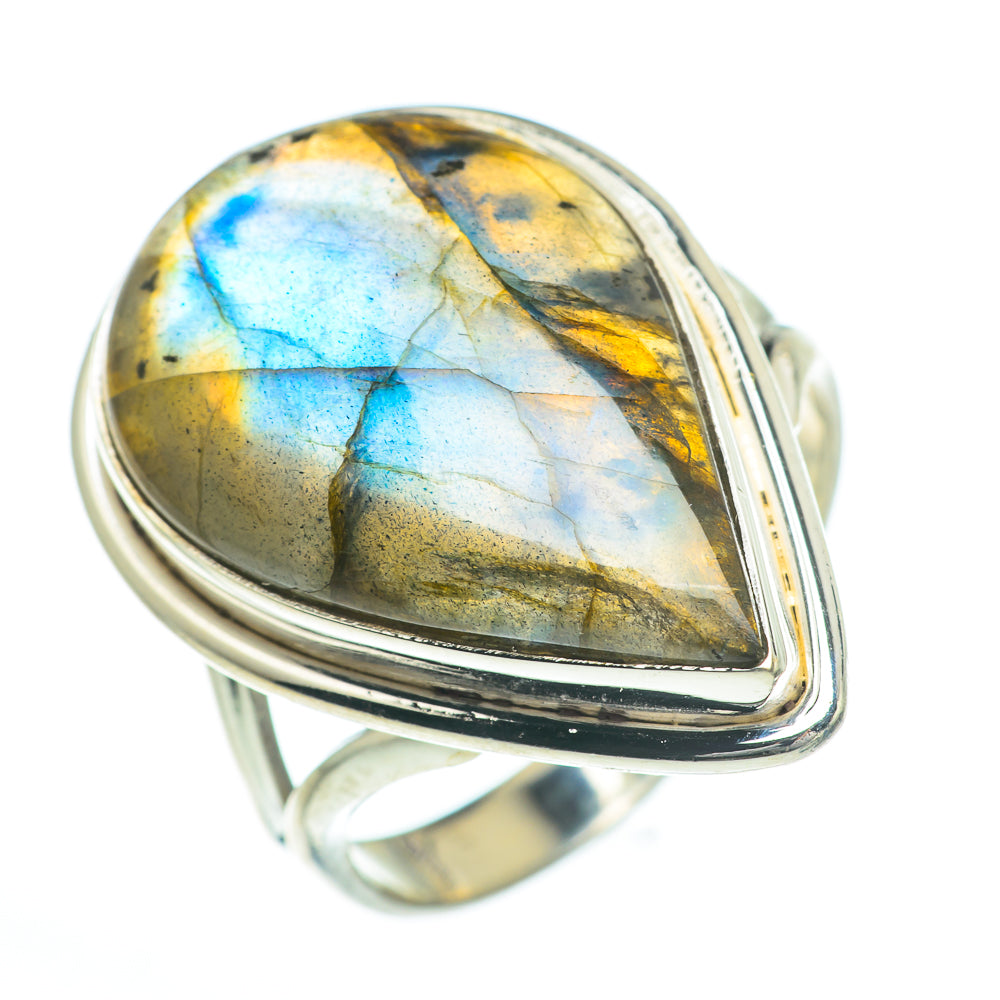 Labradorite Rings handcrafted by Anasilvercos - RING62316