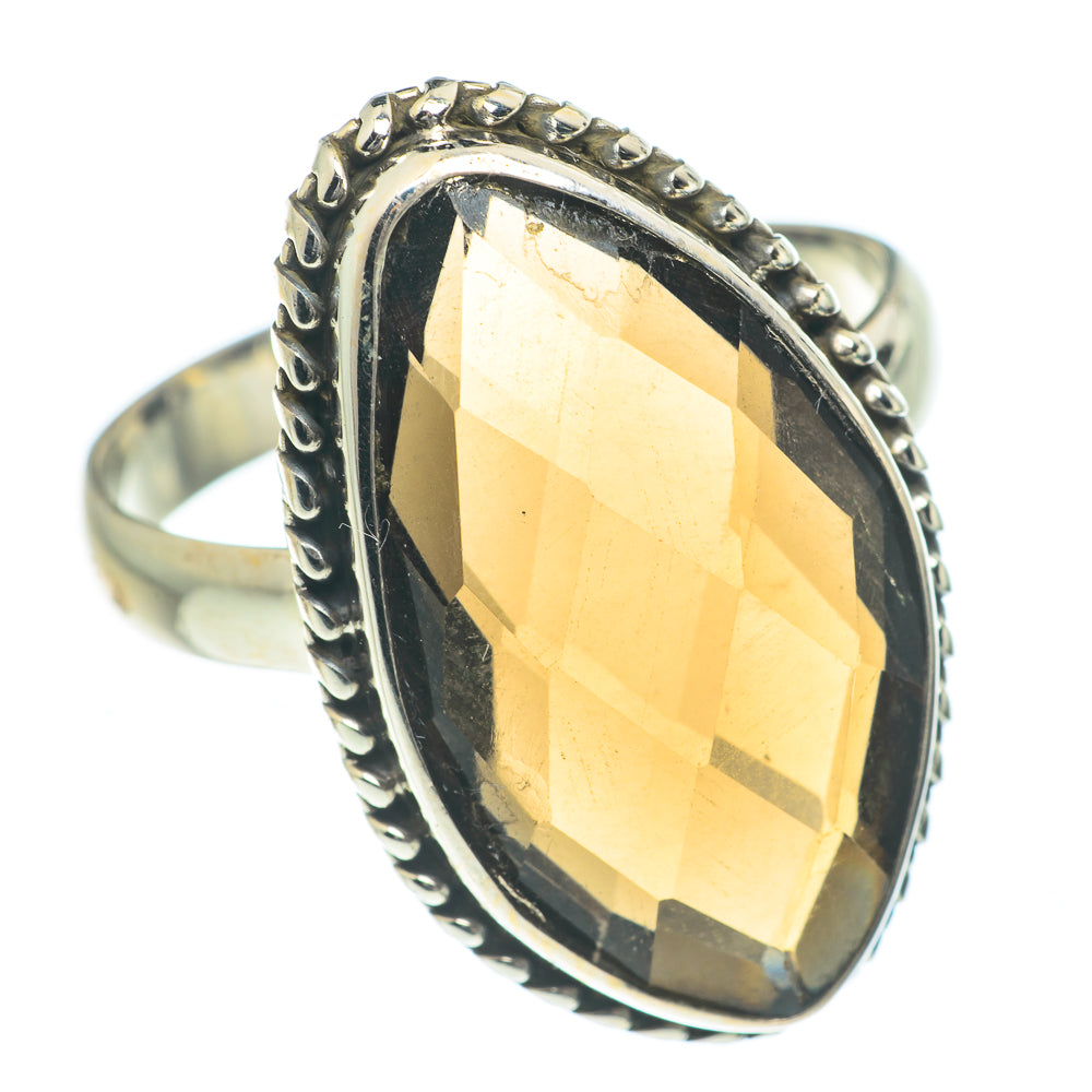 Smoky Quartz Rings handcrafted by Anasilvercos - RING62319