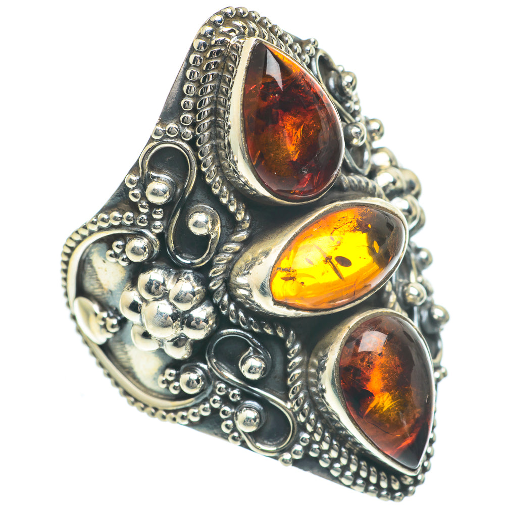 Baltic Amber Rings handcrafted by Anasilvercos - RING62322