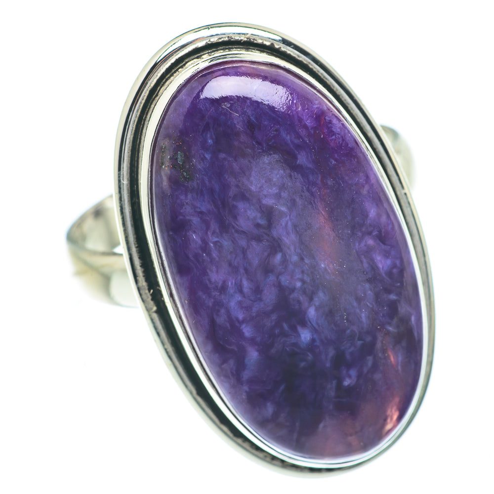 Charoite Rings handcrafted by Anasilvercos - RING62326