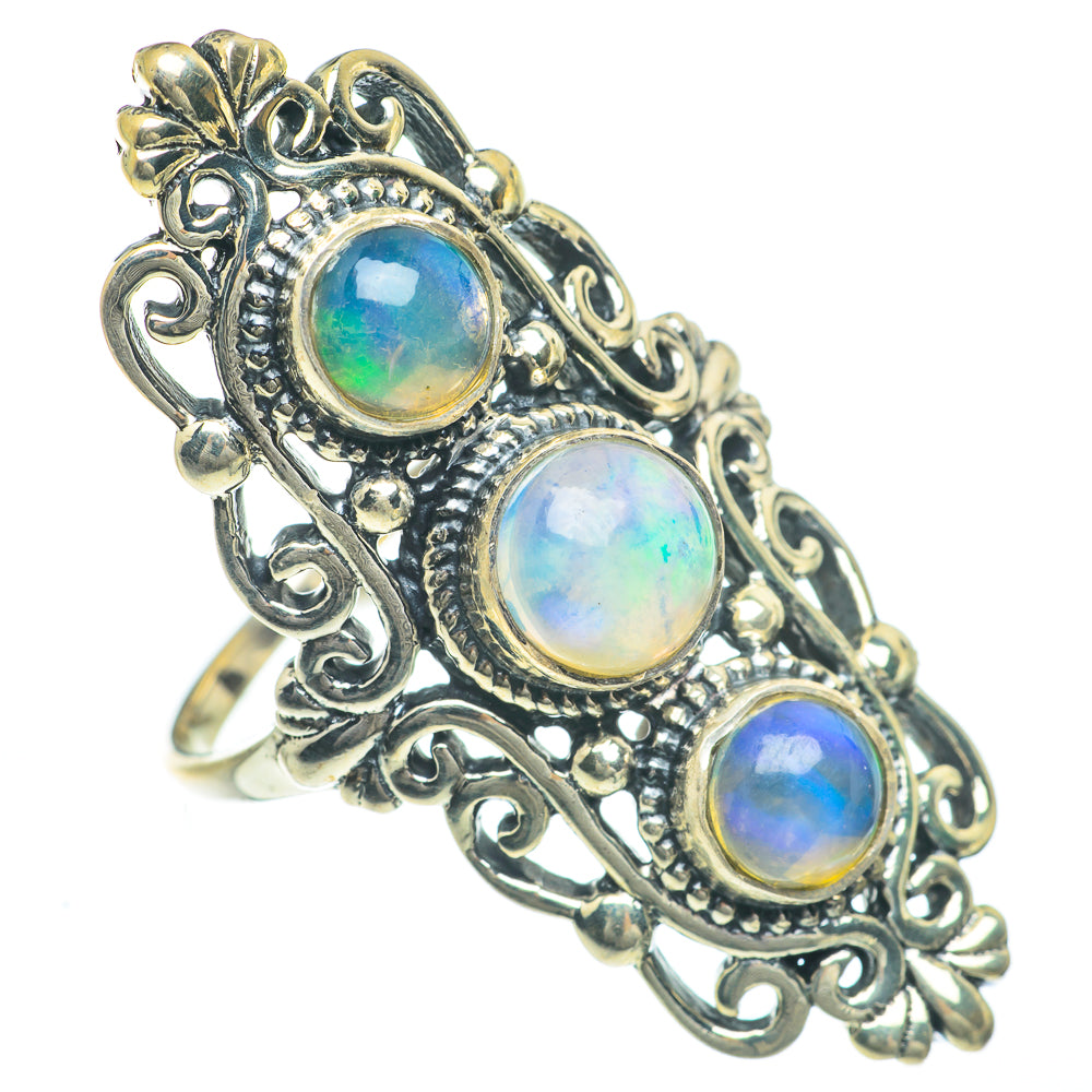 Ethiopian Opal Rings handcrafted by Anasilvercos - RING62331