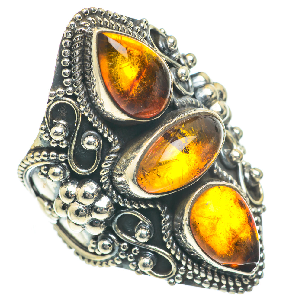 Baltic Amber Rings handcrafted by Anasilvercos - RING62345