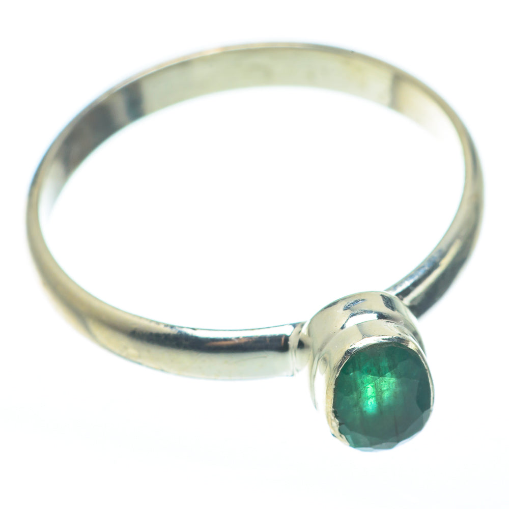 Zambian Emerald Rings handcrafted by Anasilvercos - RING62355