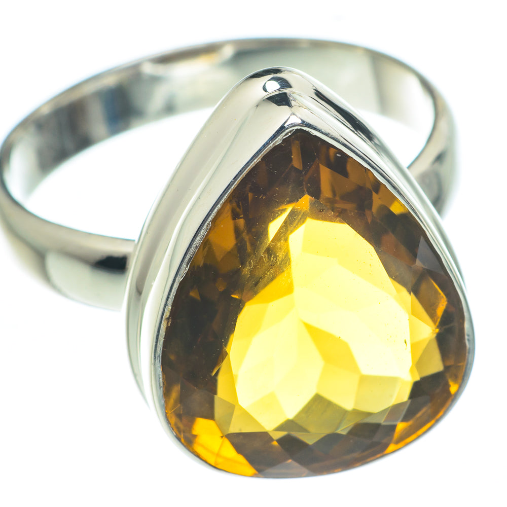 Mandarin Citrine Rings handcrafted by Anasilvercos - RING62359