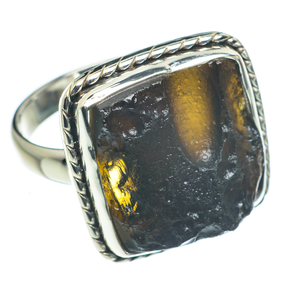 Tektite Rings handcrafted by Anasilvercos - RING62377