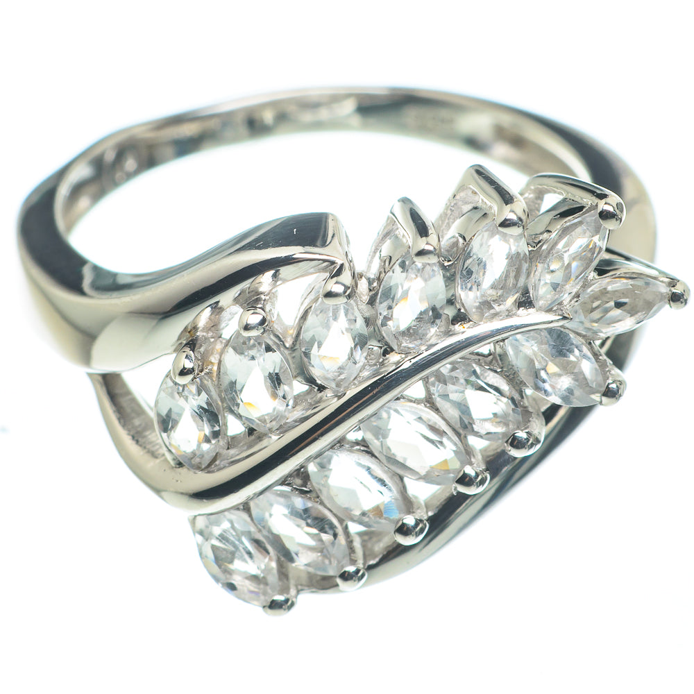 White Quartz Rings handcrafted by Anasilvercos - RING62379