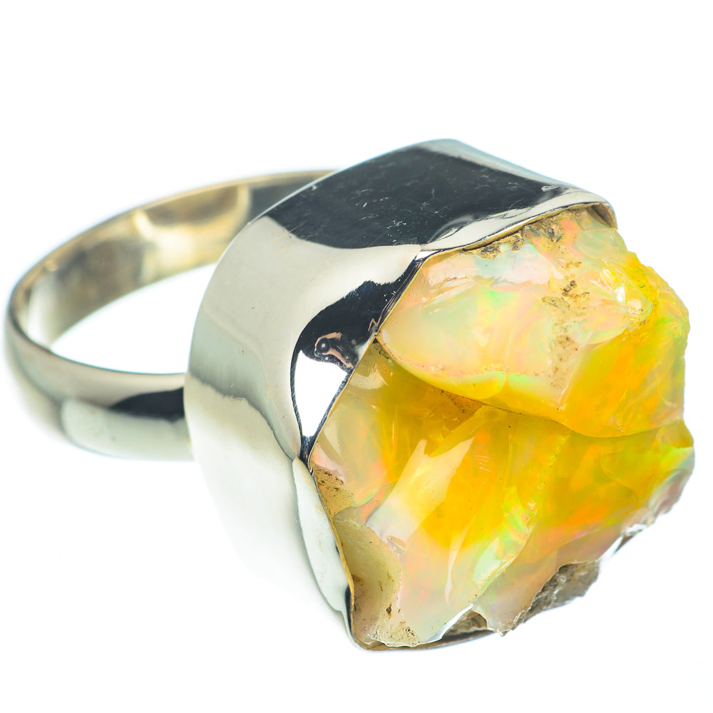 Ethiopian Opal Rings handcrafted by Anasilvercos - RING62382