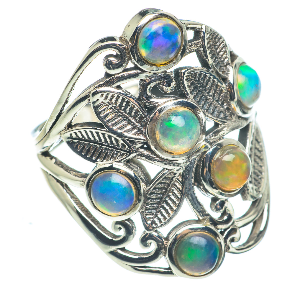 Ethiopian Opal Rings handcrafted by Anasilvercos - RING62383