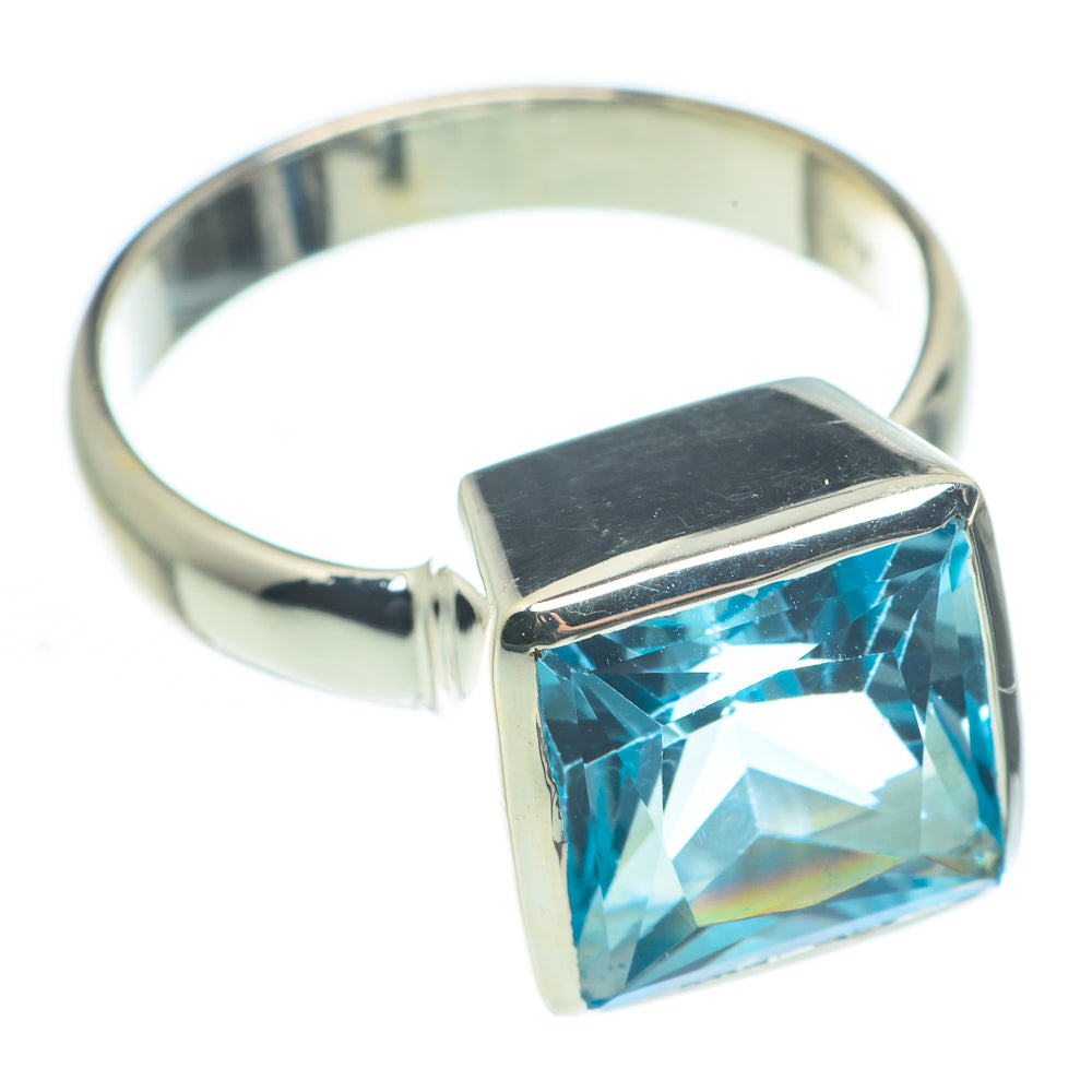 Blue Topaz Rings handcrafted by Anasilvercos - RING62390