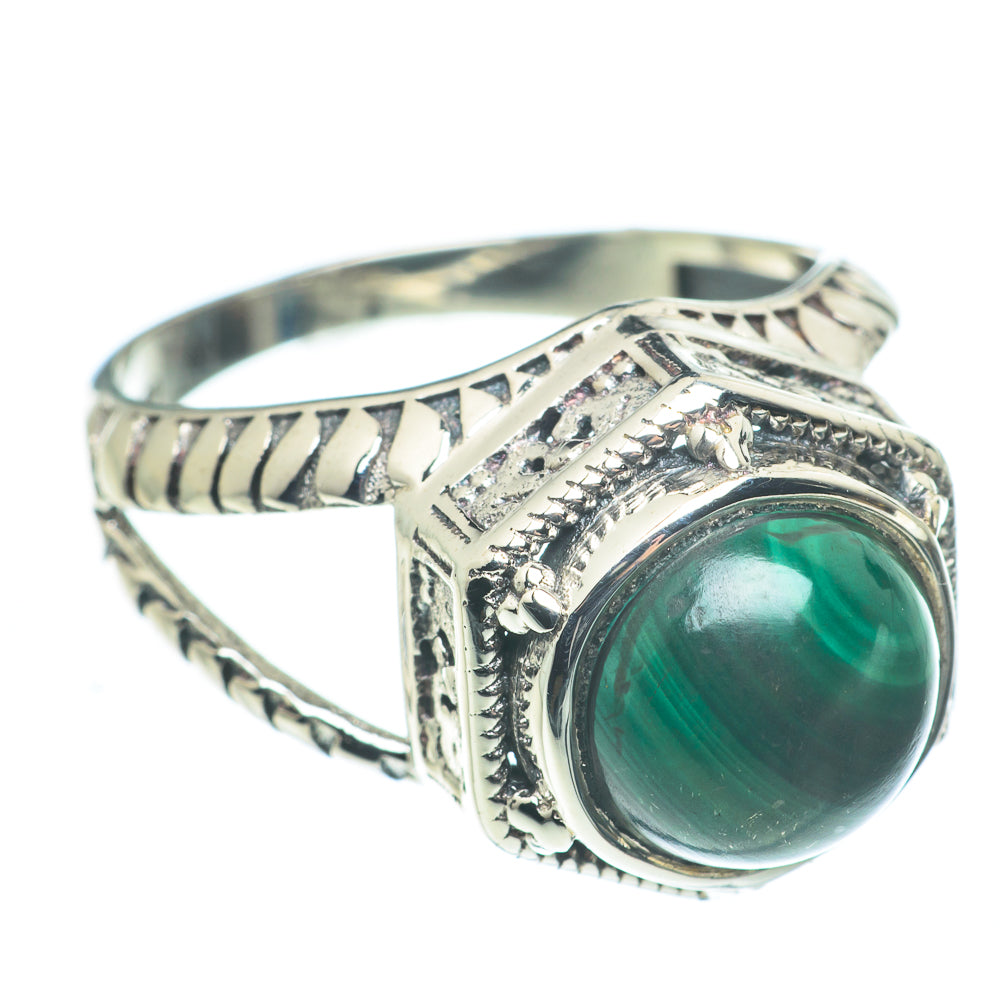Malachite Rings handcrafted by Anasilvercos - RING62391