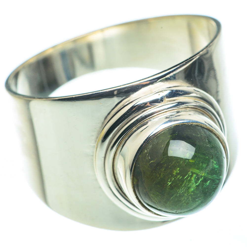 Green Tourmaline Rings handcrafted by Anasilvercos - RING62392