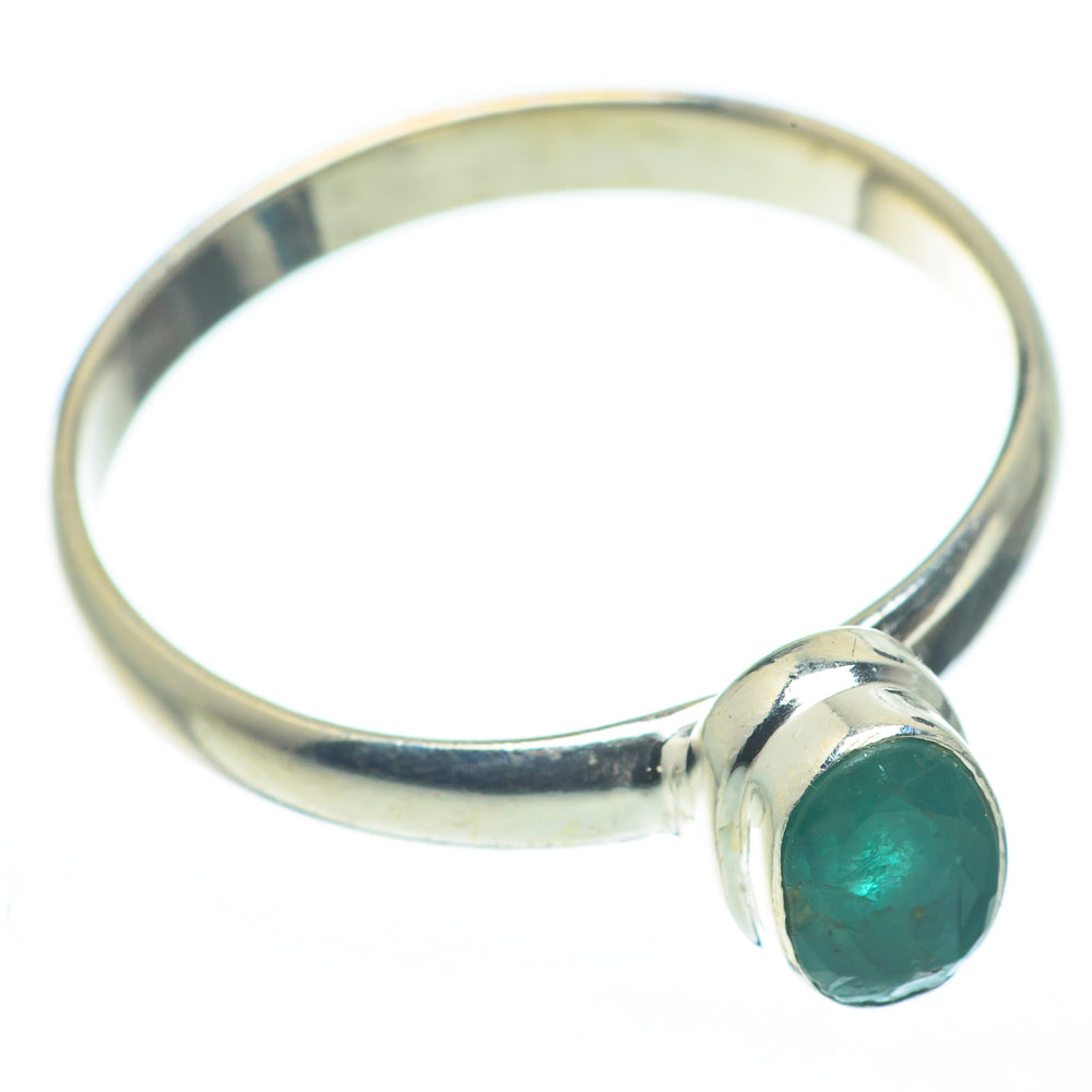 Zambian Emerald Rings handcrafted by Anasilvercos - RING62393