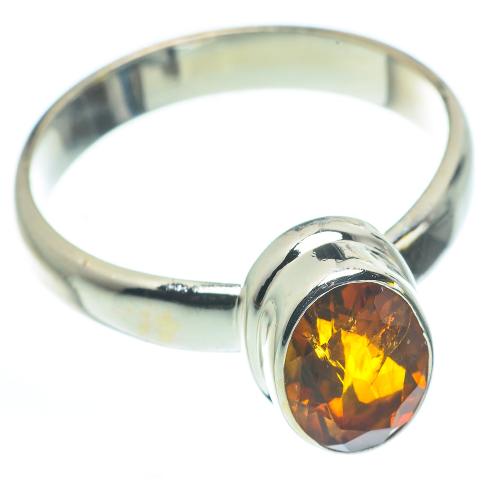 Mandarin Citrine Rings handcrafted by Anasilvercos - RING62396