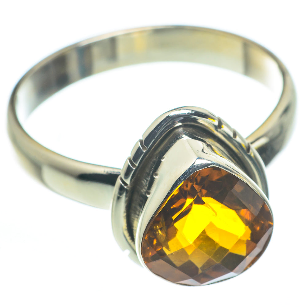Mandarin Citrine Rings handcrafted by Anasilvercos - RING62397