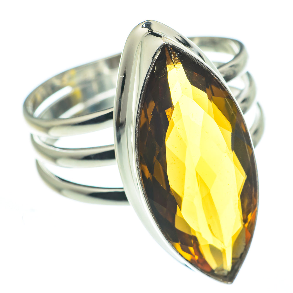 Mandarin Citrine Rings handcrafted by Anasilvercos - RING62398
