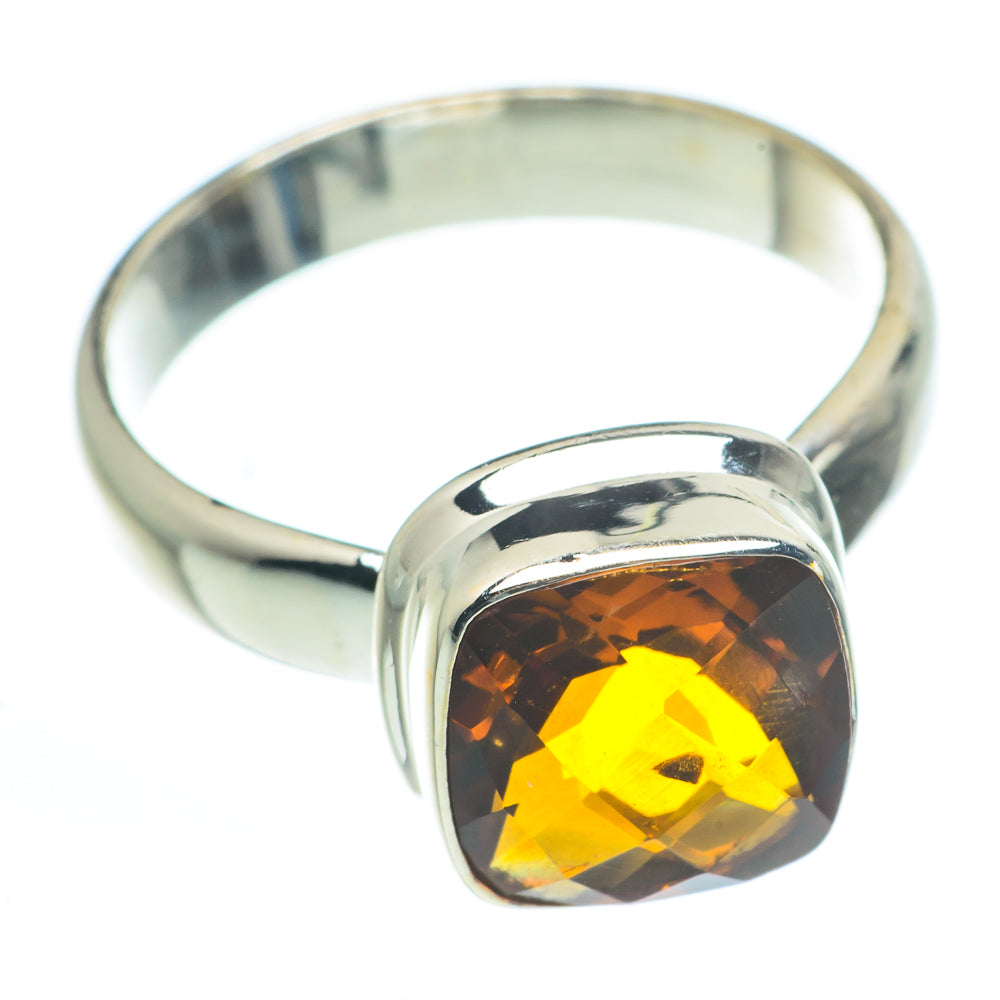 Mandarin Citrine Rings handcrafted by Anasilvercos - RING62399