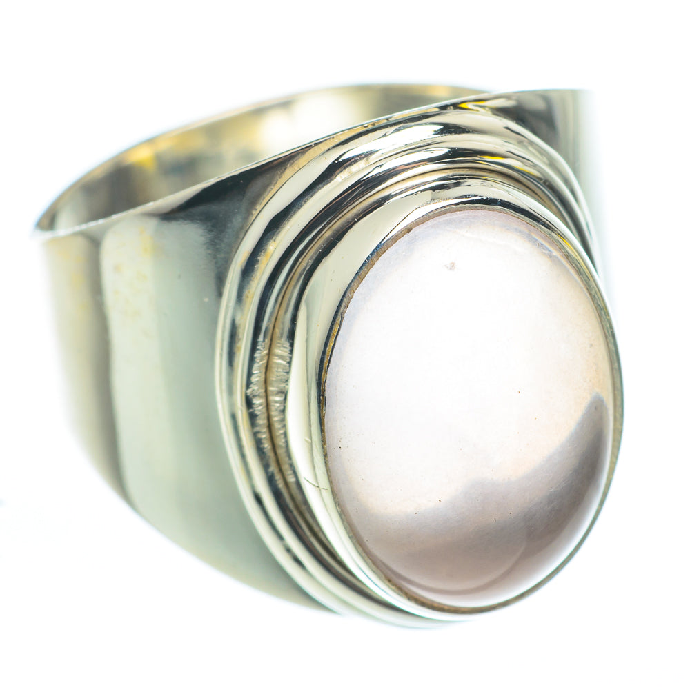 Rose Quartz Rings handcrafted by Anasilvercos - RING62404