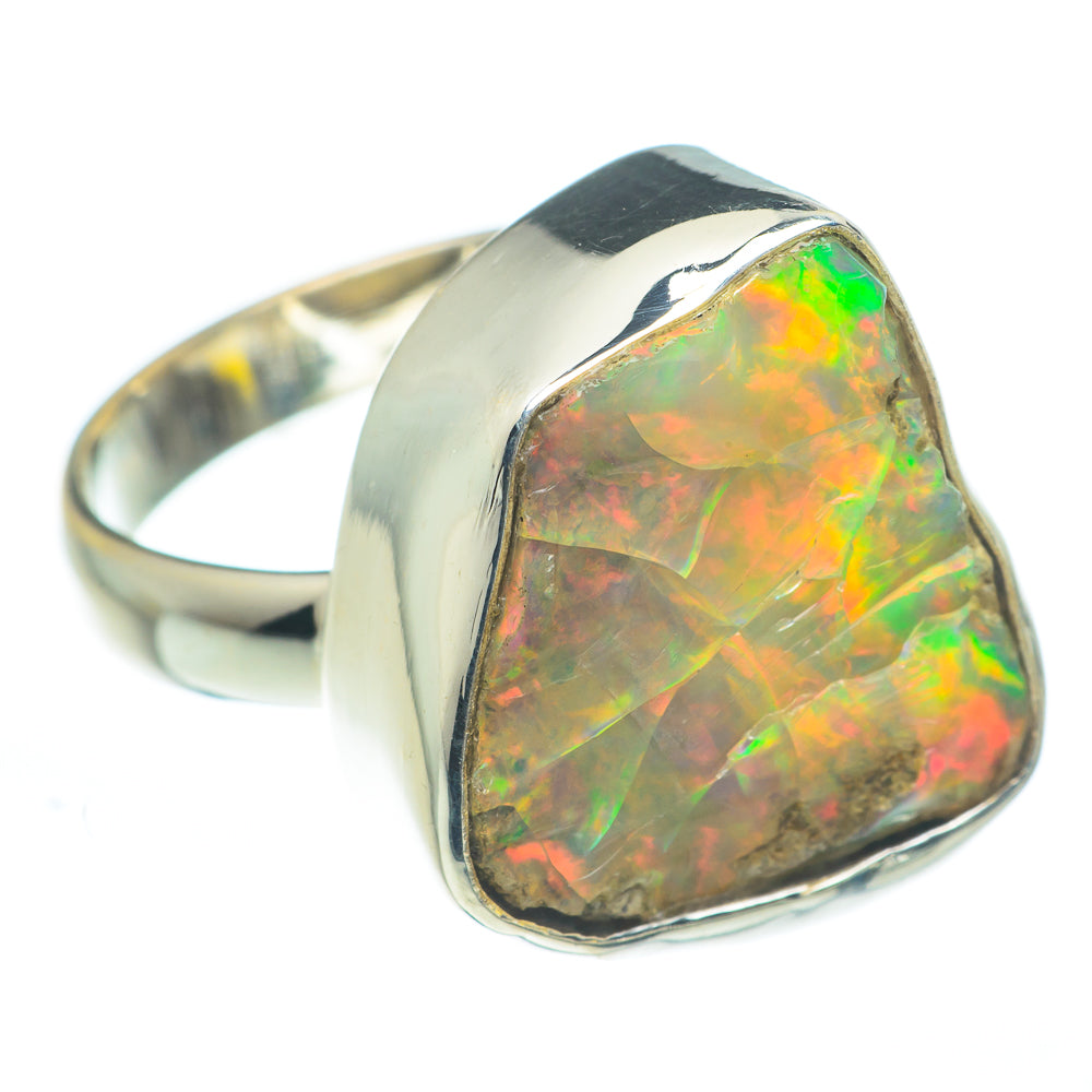 Ethiopian Opal Rings handcrafted by Anasilvercos - RING62417
