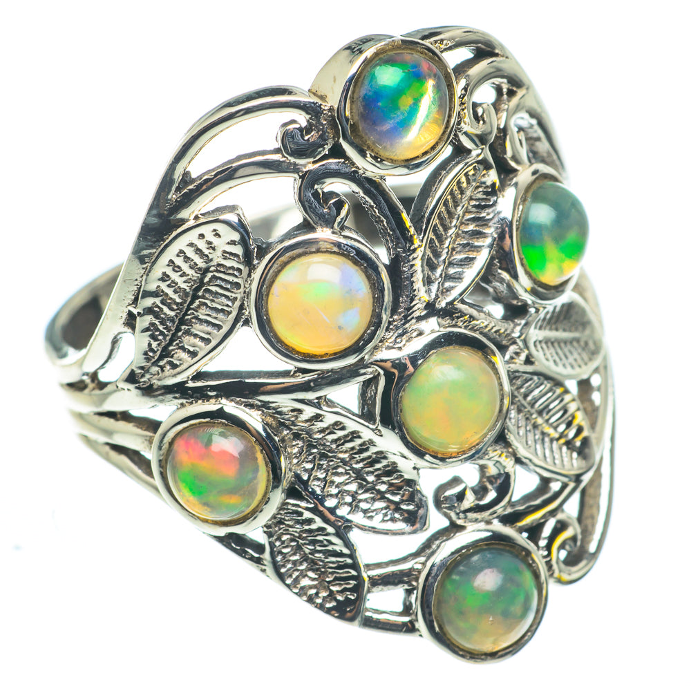 Ethiopian Opal Rings handcrafted by Anasilvercos - RING62418