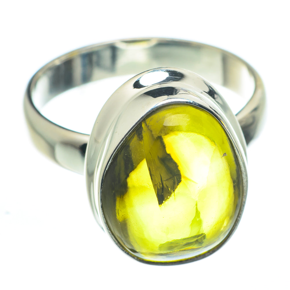 Green Tourmaline Rings handcrafted by Anasilvercos - RING62420
