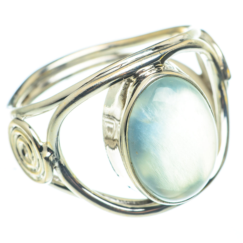 Aqua Chalcedony Rings handcrafted by Anasilvercos - RING62425