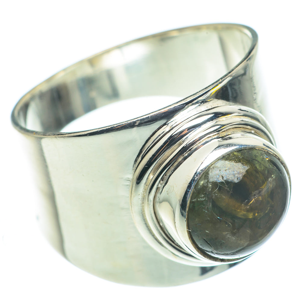 Green Tourmaline Rings handcrafted by Anasilvercos - RING62426