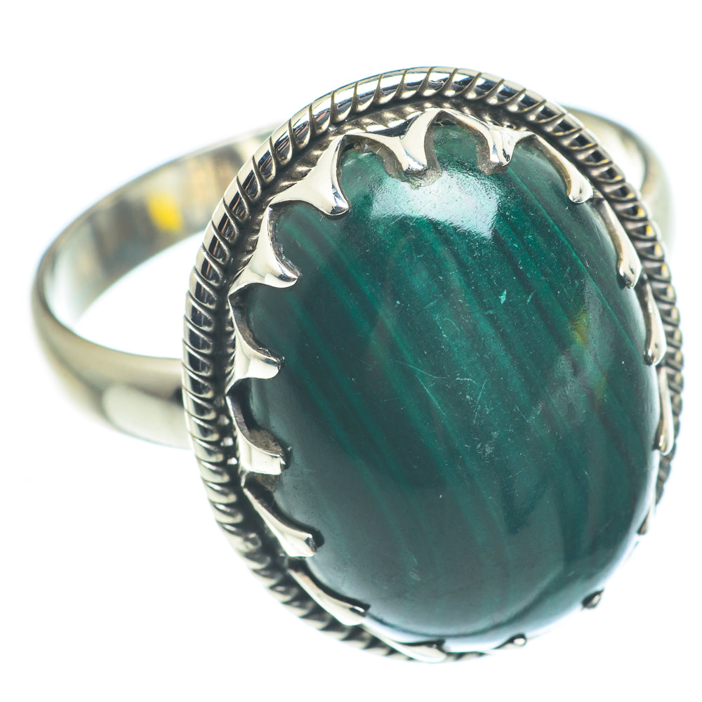 Malachite Rings handcrafted by Anasilvercos - RING62427