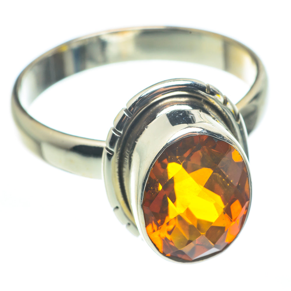 Mandarin Citrine Rings handcrafted by Anasilvercos - RING62430