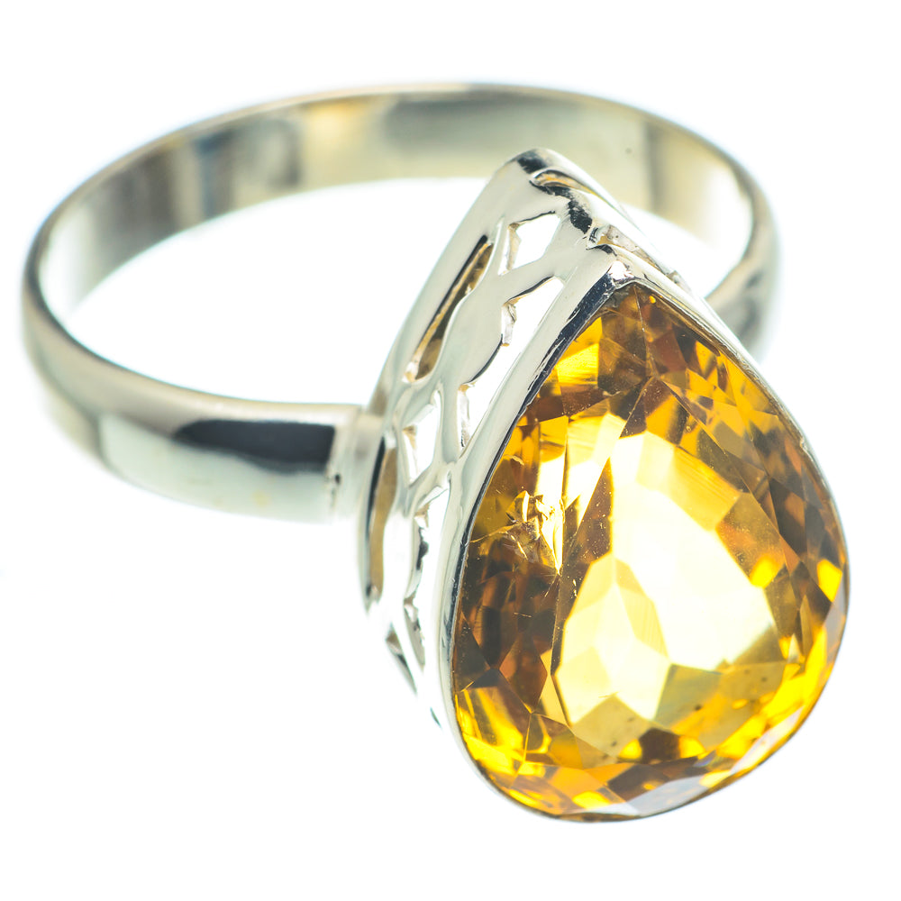 Citrine Rings handcrafted by Anasilvercos - RING62433