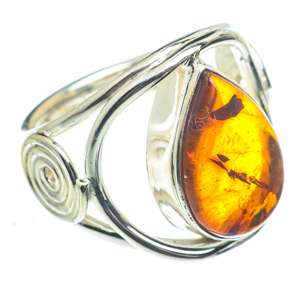 Baltic Amber Rings handcrafted by Anasilvercos - RING62434