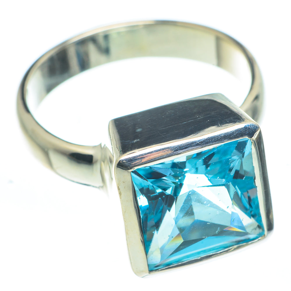 Blue Topaz Rings handcrafted by Anasilvercos - RING62452
