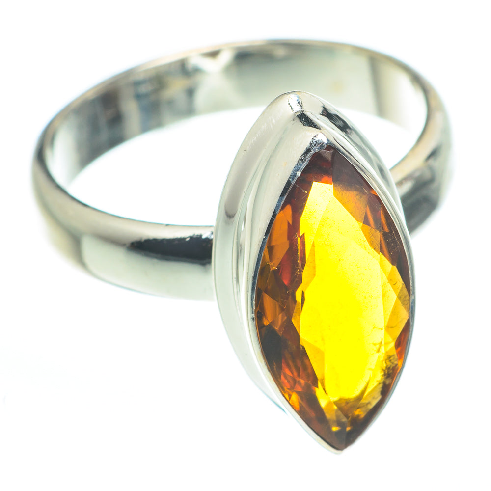 Mandarin Citrine Rings handcrafted by Anasilvercos - RING62462