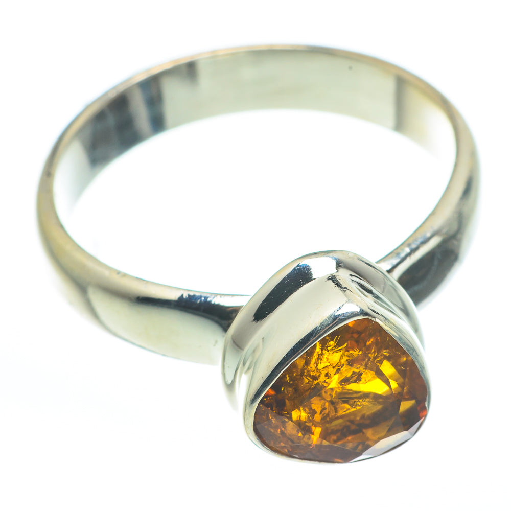 Mandarin Citrine Rings handcrafted by Anasilvercos - RING62463