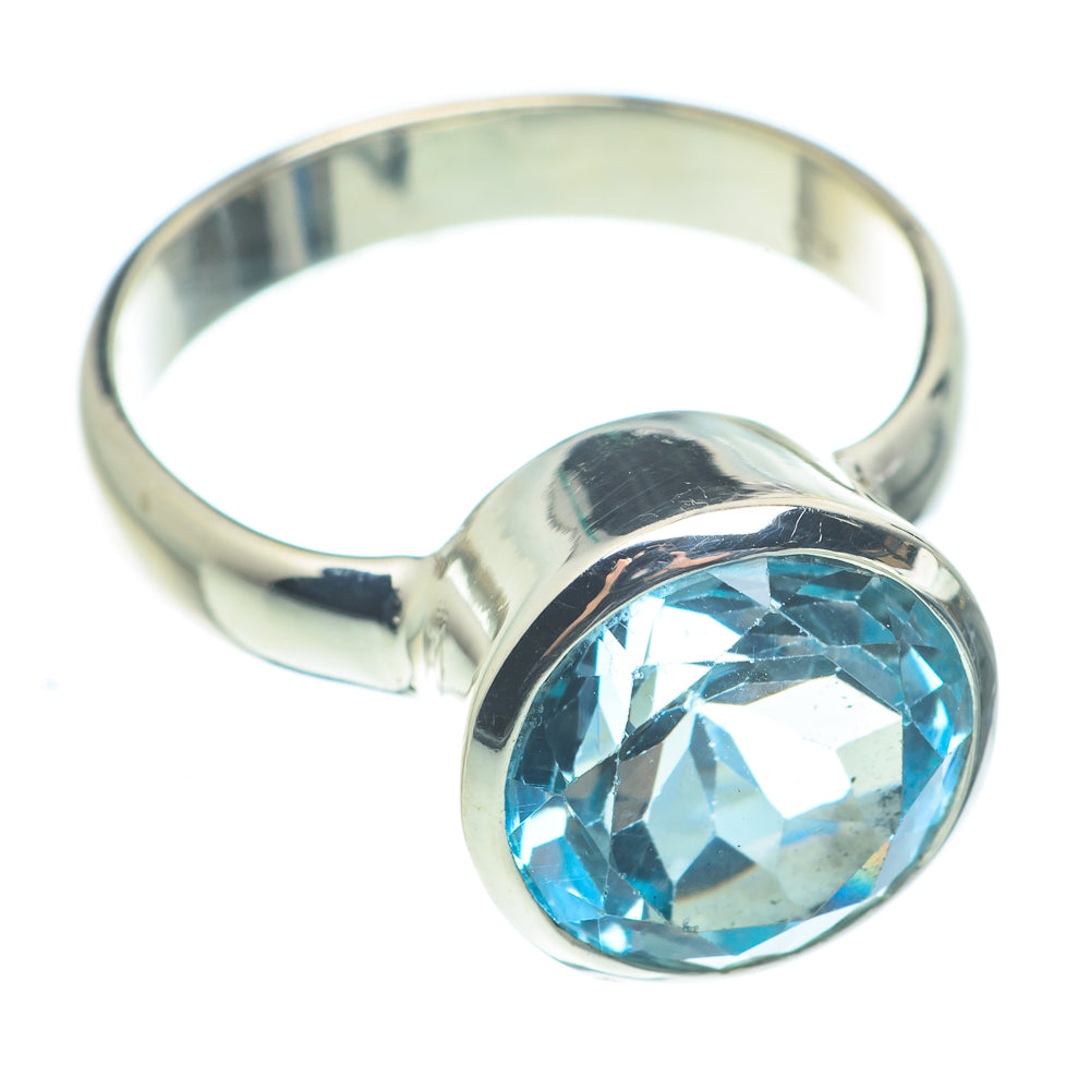 Blue Topaz Rings handcrafted by Anasilvercos - RING62481