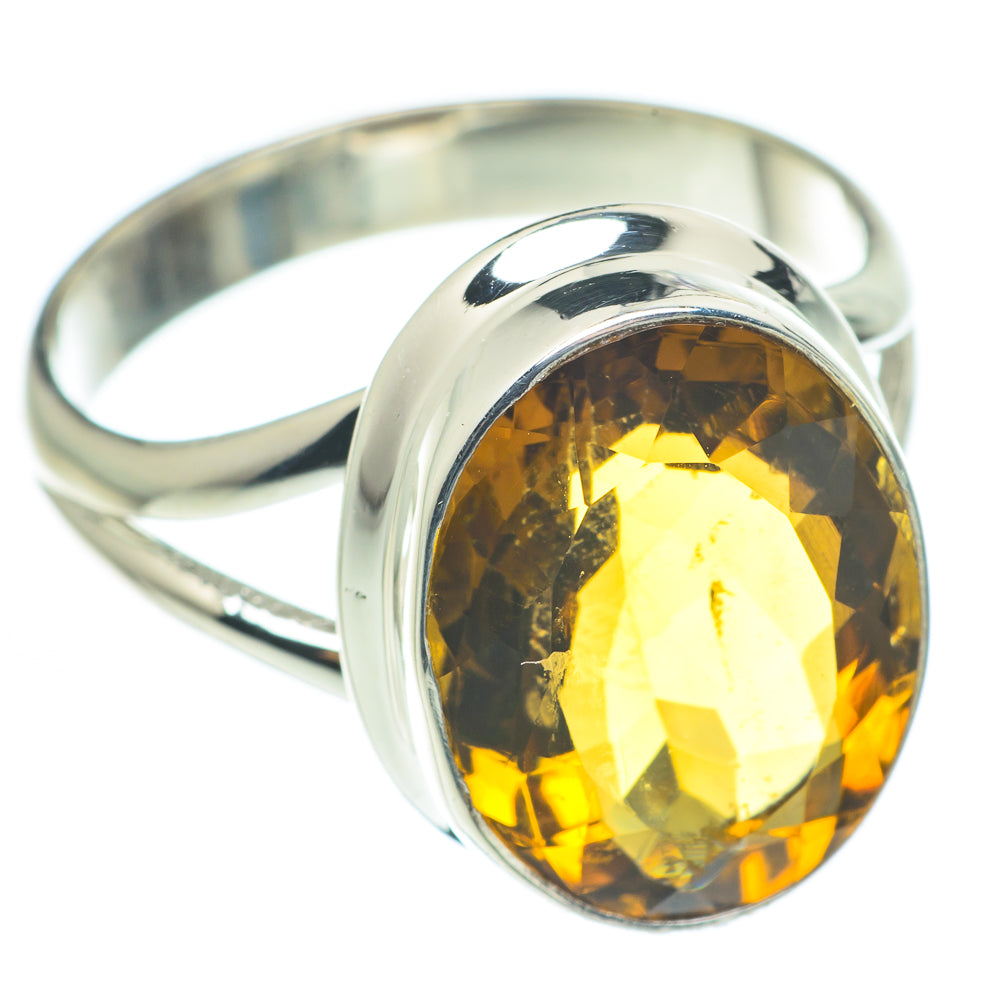 Mandarin Citrine Rings handcrafted by Anasilvercos - RING62490